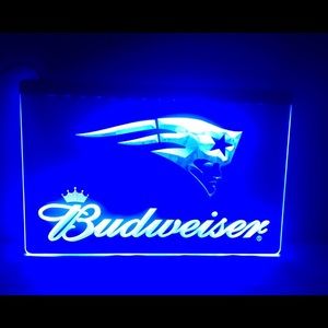 New England Patriots LED NFL Neon Sign